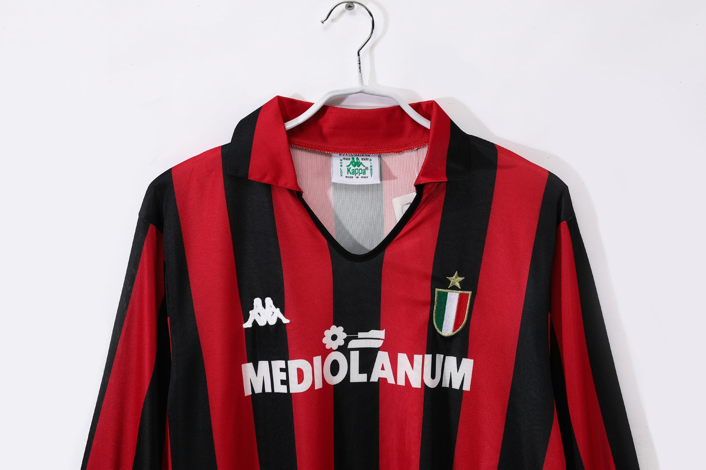 AC Milan 1988/89 Home Long Sleeve — Retro
