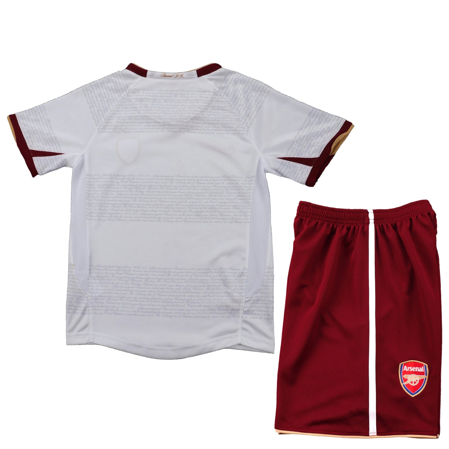 Arsenal 2007/08 Away Retro Shirt - Kids Fan Version