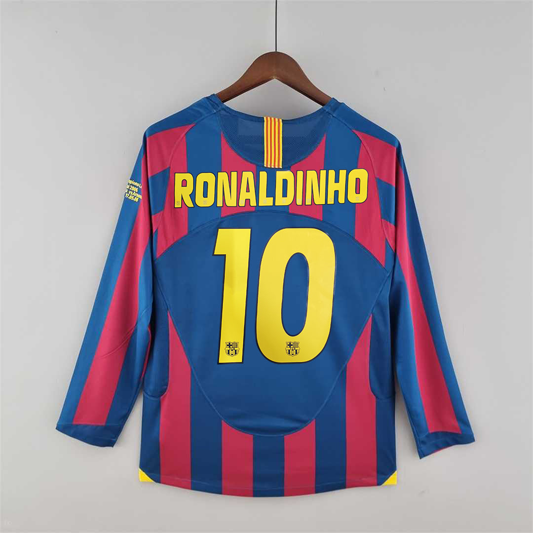 Barcelona Retro 05/06 Home Long Sleeve Kit
