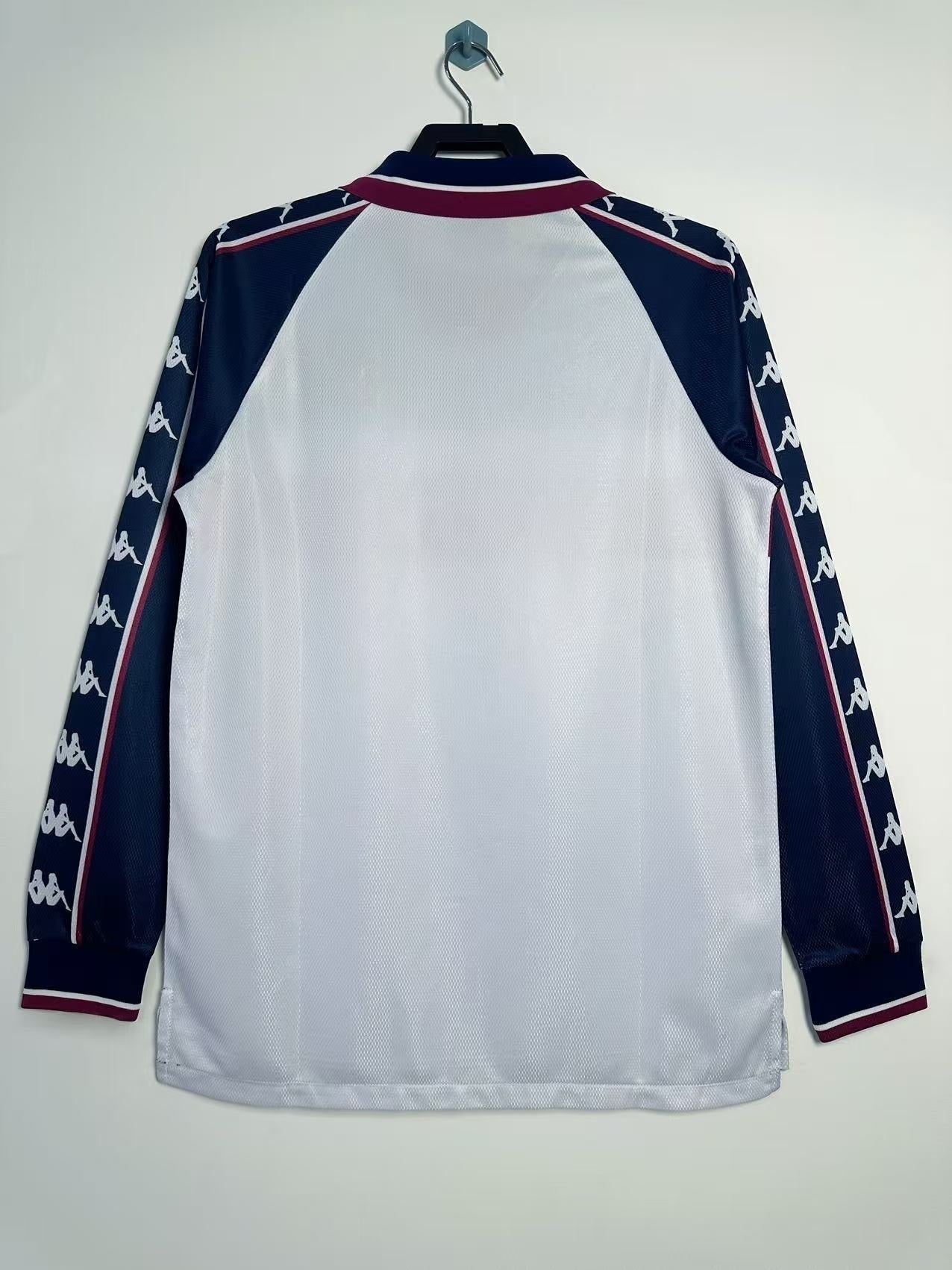 Manchester City 1997/98 Away Long Sleeve Retro Shirt - Fan Version