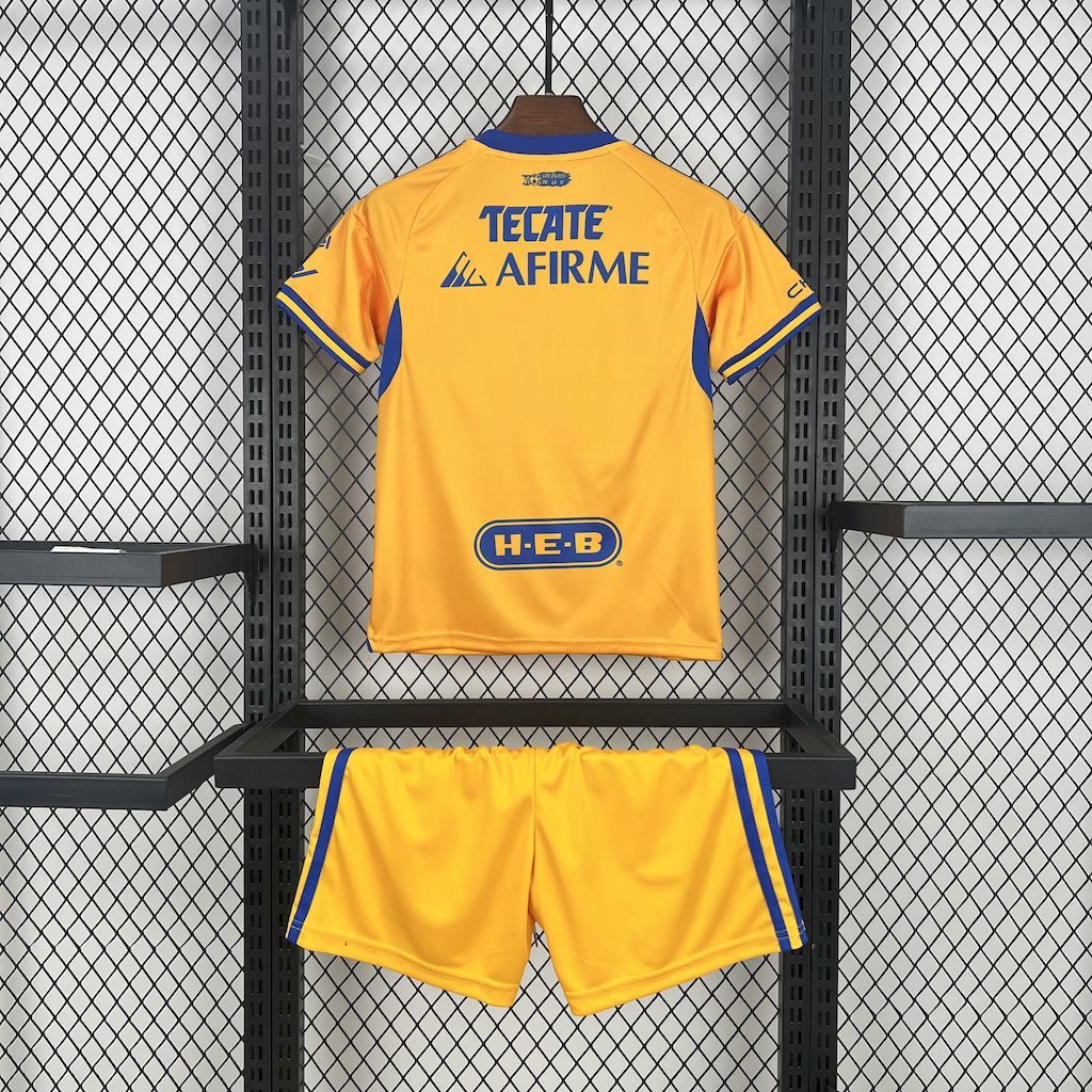 Tigres UANL 2025/26 Home — Kids Kit