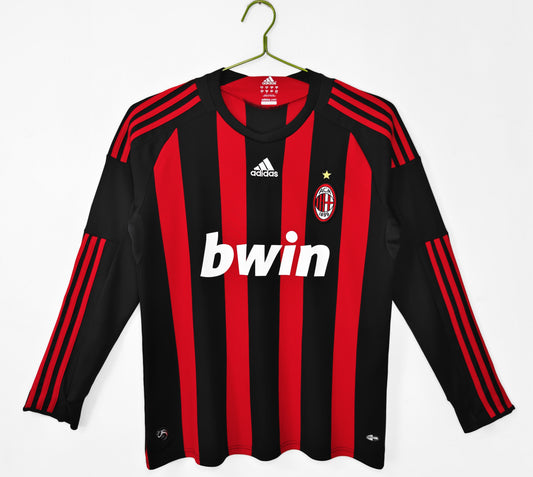 AC Milan 2008/09 Home Long Sleeve — Retro