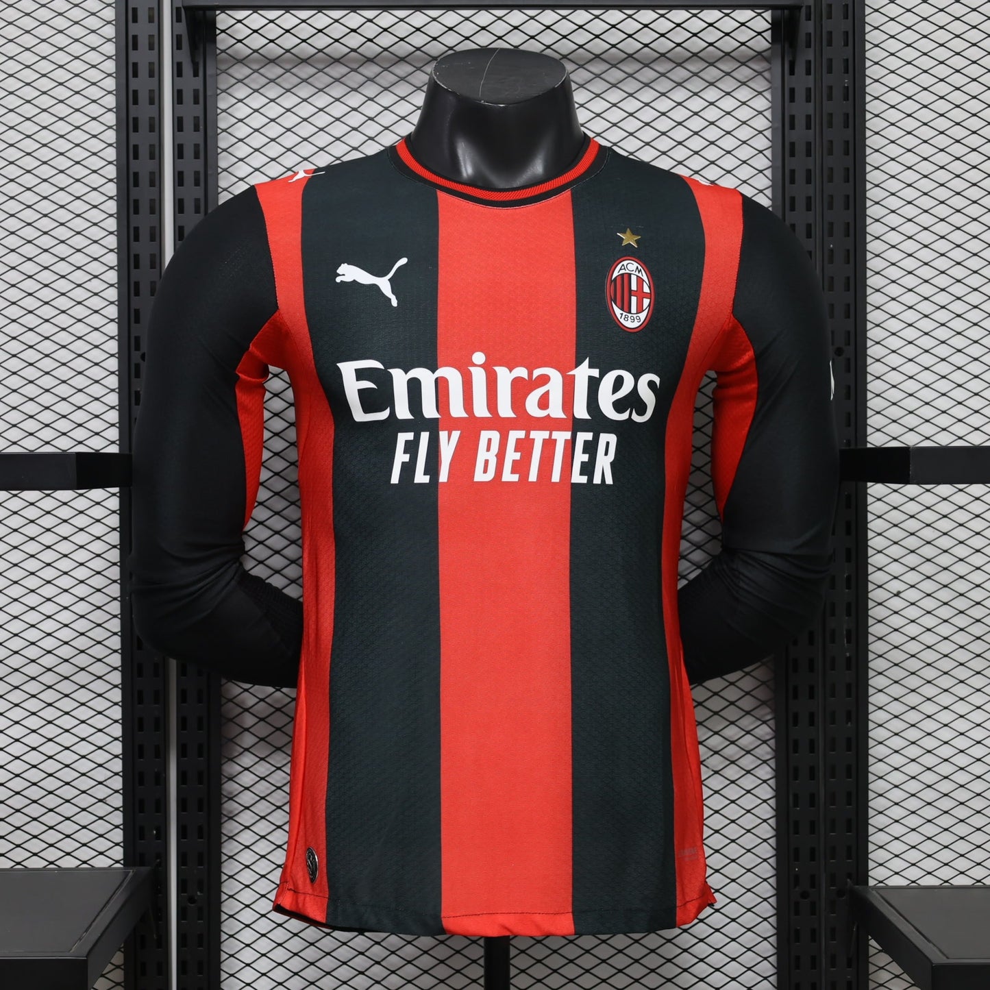 AC Milan 2026/27 Home Long Sleeve — Fan Version