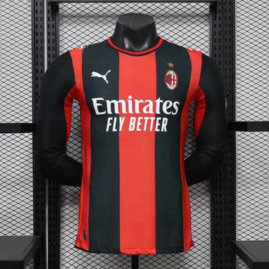 AC Milan 2026/27 Home Long Sleeve — Fan Version