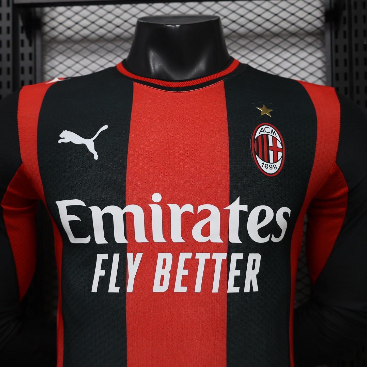 AC Milan 2026/27 Home Long Sleeve — Fan Version