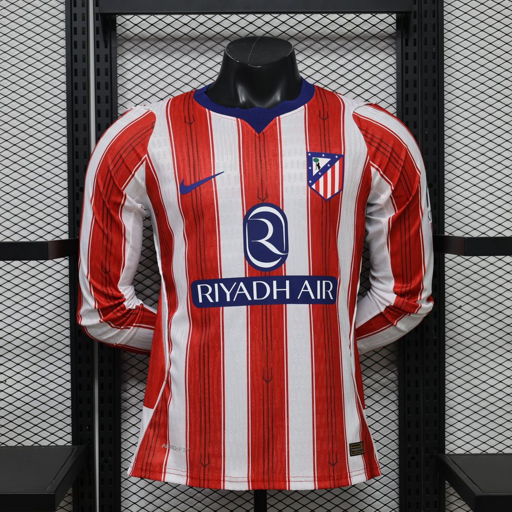 Atletico Madrid 2026/27 Home Long Sleeve — Player Version