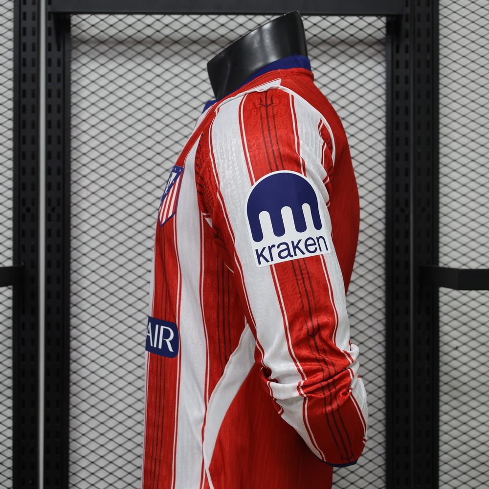 Atletico Madrid 2026/27 Home Long Sleeve — Player Version