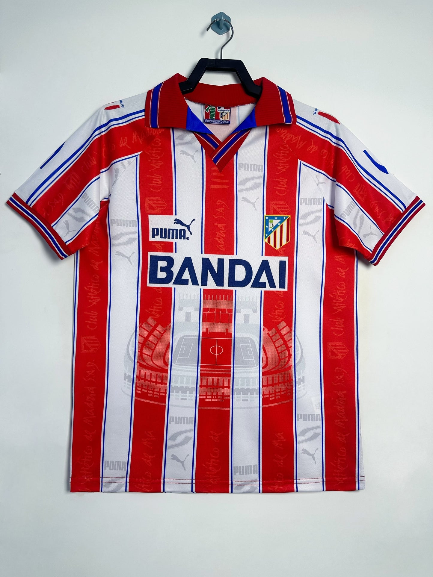 Atlético Madrid 1996/97 Retro Home — Fan Version