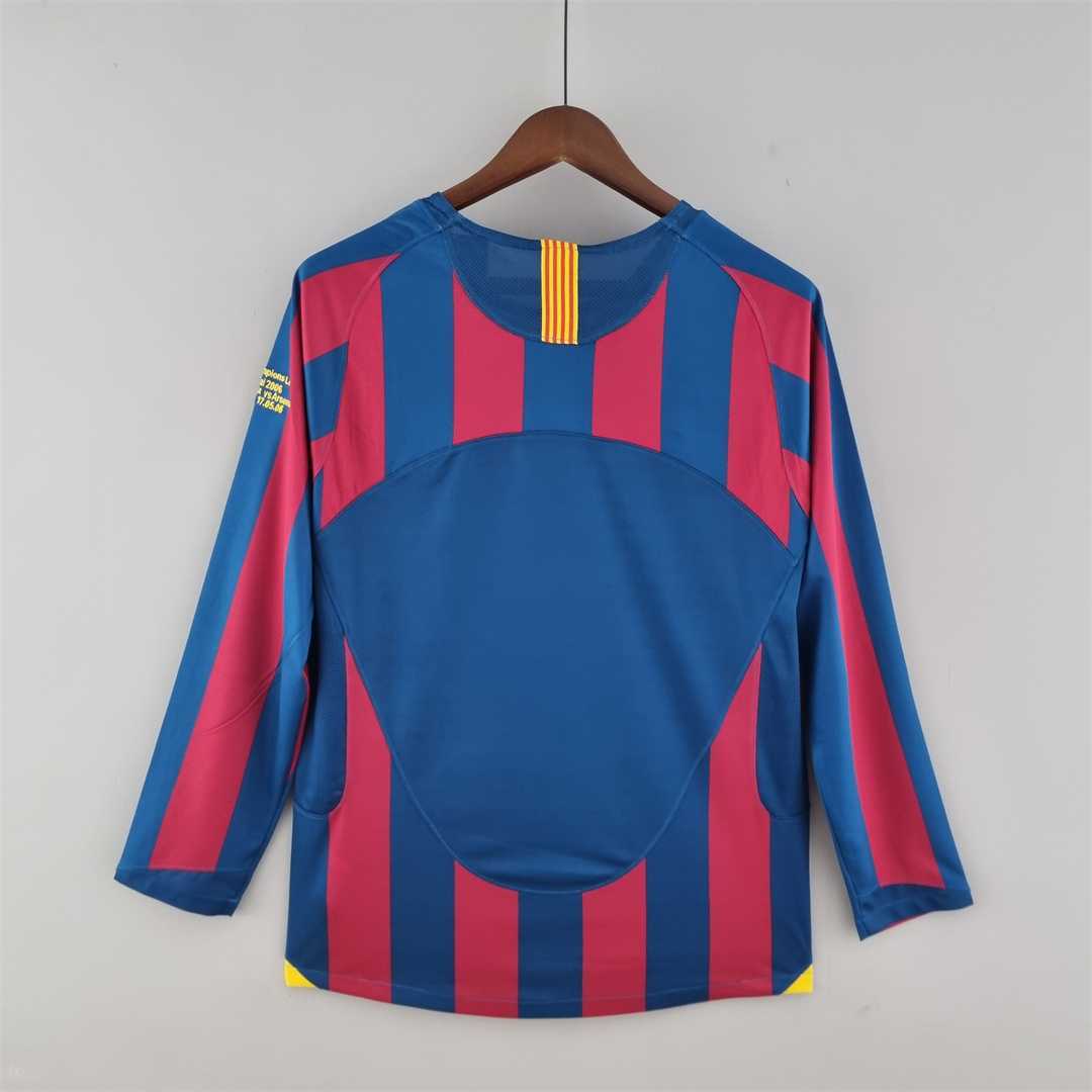 Barcelona Retro 05/06 Home Long Sleeve Kit
