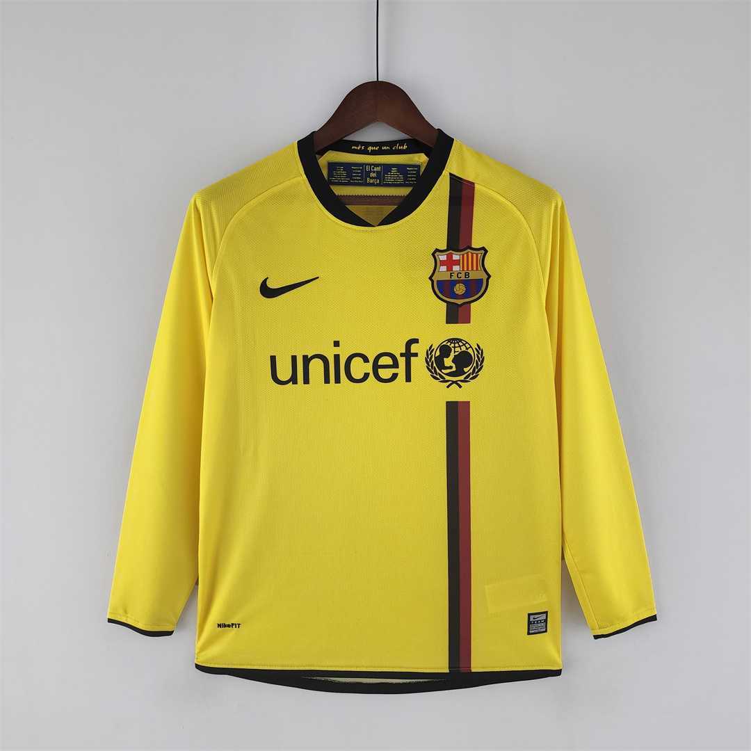 Barcelona Retro 08/09 Away Long Sleeve Kit