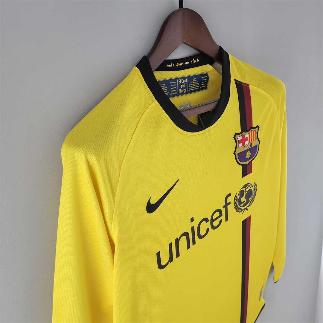 Barcelona Retro 08/09 Away Long Sleeve Kit