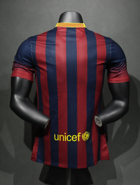 Barcelona Retro 13/14 Home Kit - Player Version