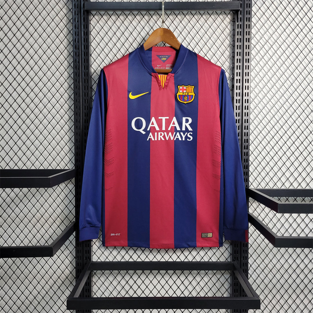 Barcelona Retro 14/15 Home Long Sleeve Kit