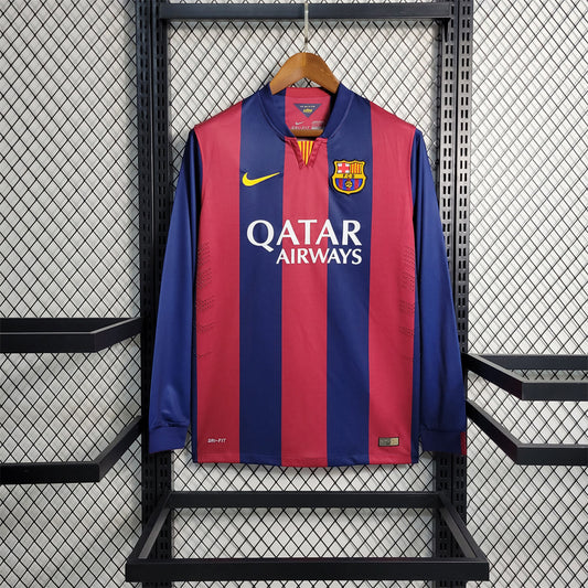 Barcelona Retro 14/15 Home Long Sleeve Kit
