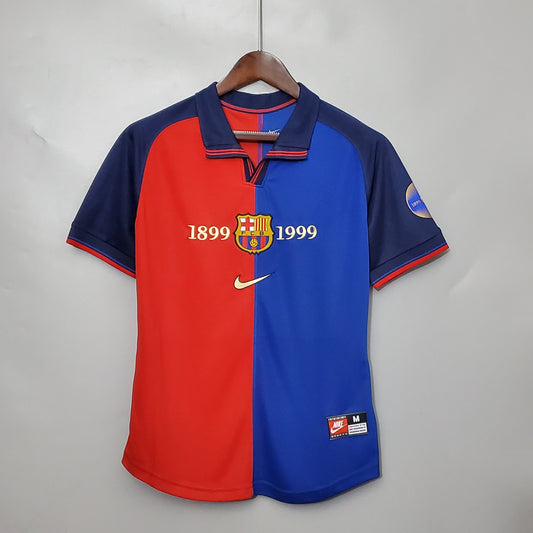Barcelona Retro 99/00 Centenary (100 Years) Home Kit