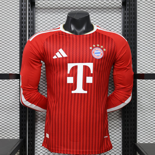 Bayern Munich 2026/27 Home Long Sleeve — Player Version