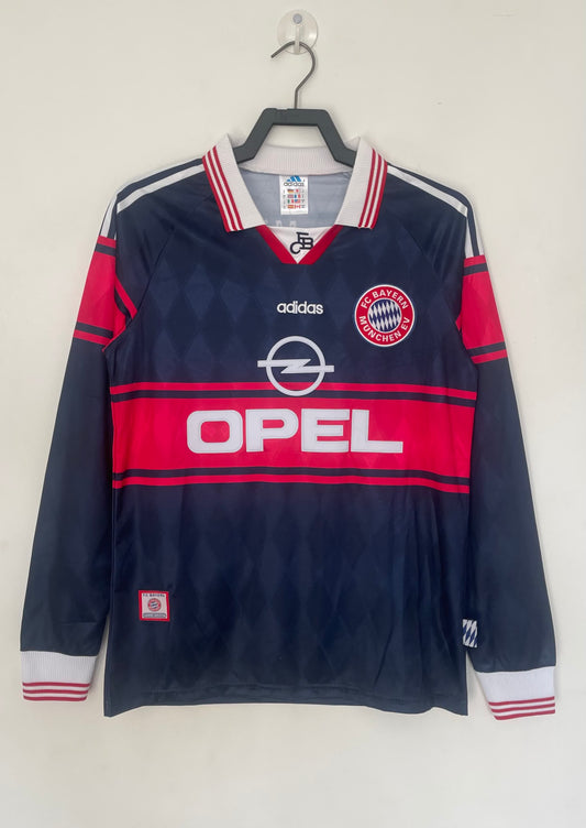 Bayern Munich 1997/98 Retro Home Long Sleeve — Fan Version