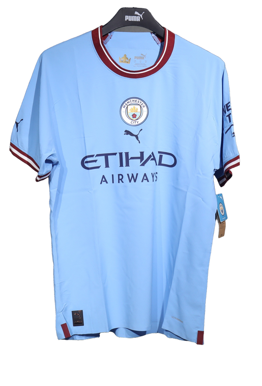 Manchester City 2022/23 Home Retro Shirt - Player Version