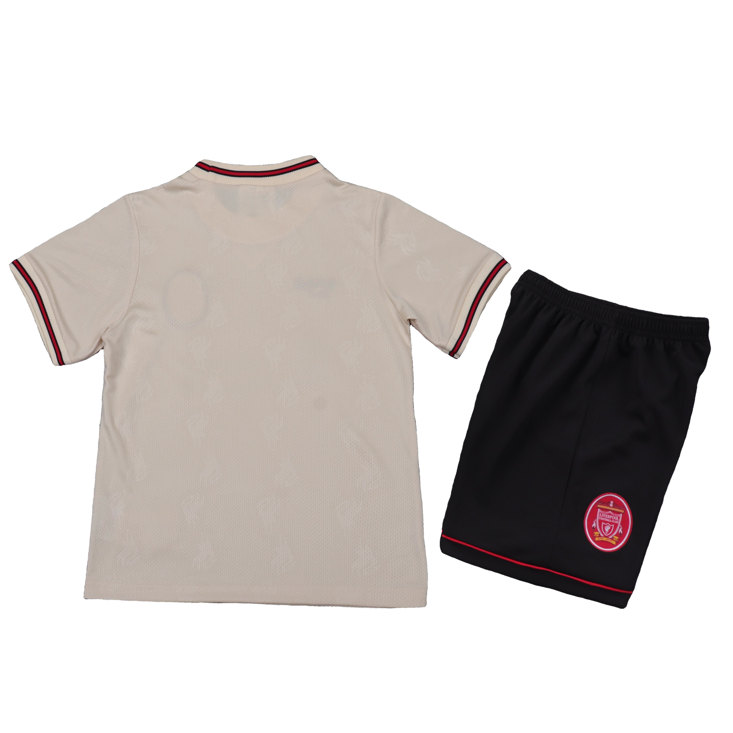 Liverpool 1996/97 Away Retro Shirt (Ecru) - Kids Fan Version