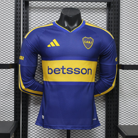 Boca Juniors 2026/27 Home Long Sleeve — Player Version