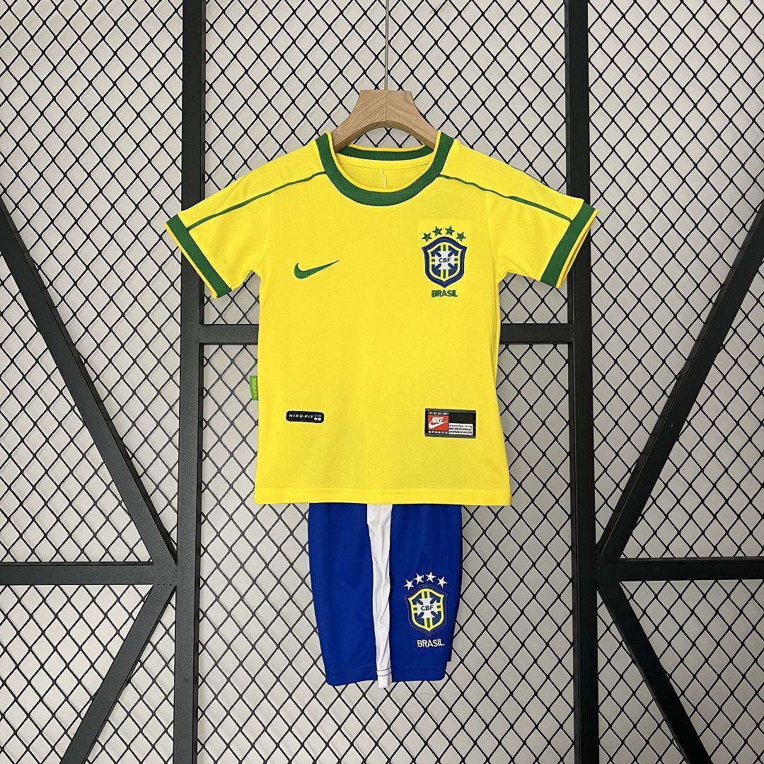 Brazil 1998 Home Retro — Kids Kit