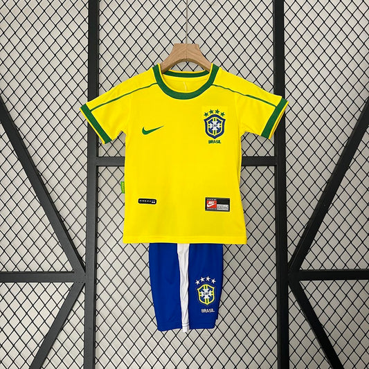 Brazil 1998 Home Retro — Kids Kit