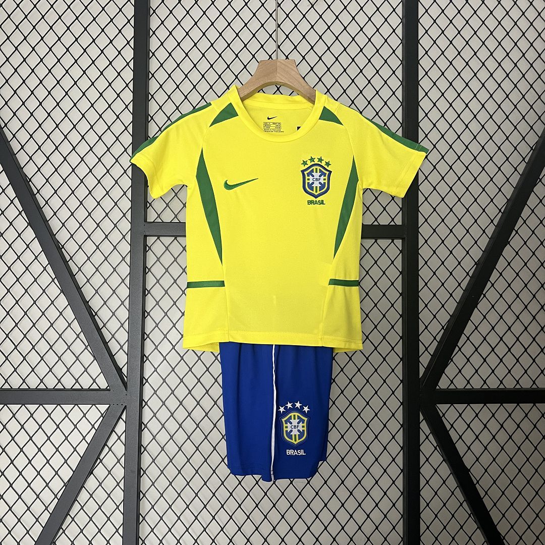 Brazil 2002 Home Retro — Kids Kit