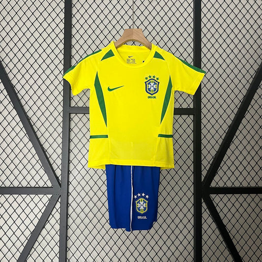 Brazil 2002 Home Retro — Kids Kit