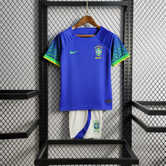 Brazil 2022 Away — Kids Kit