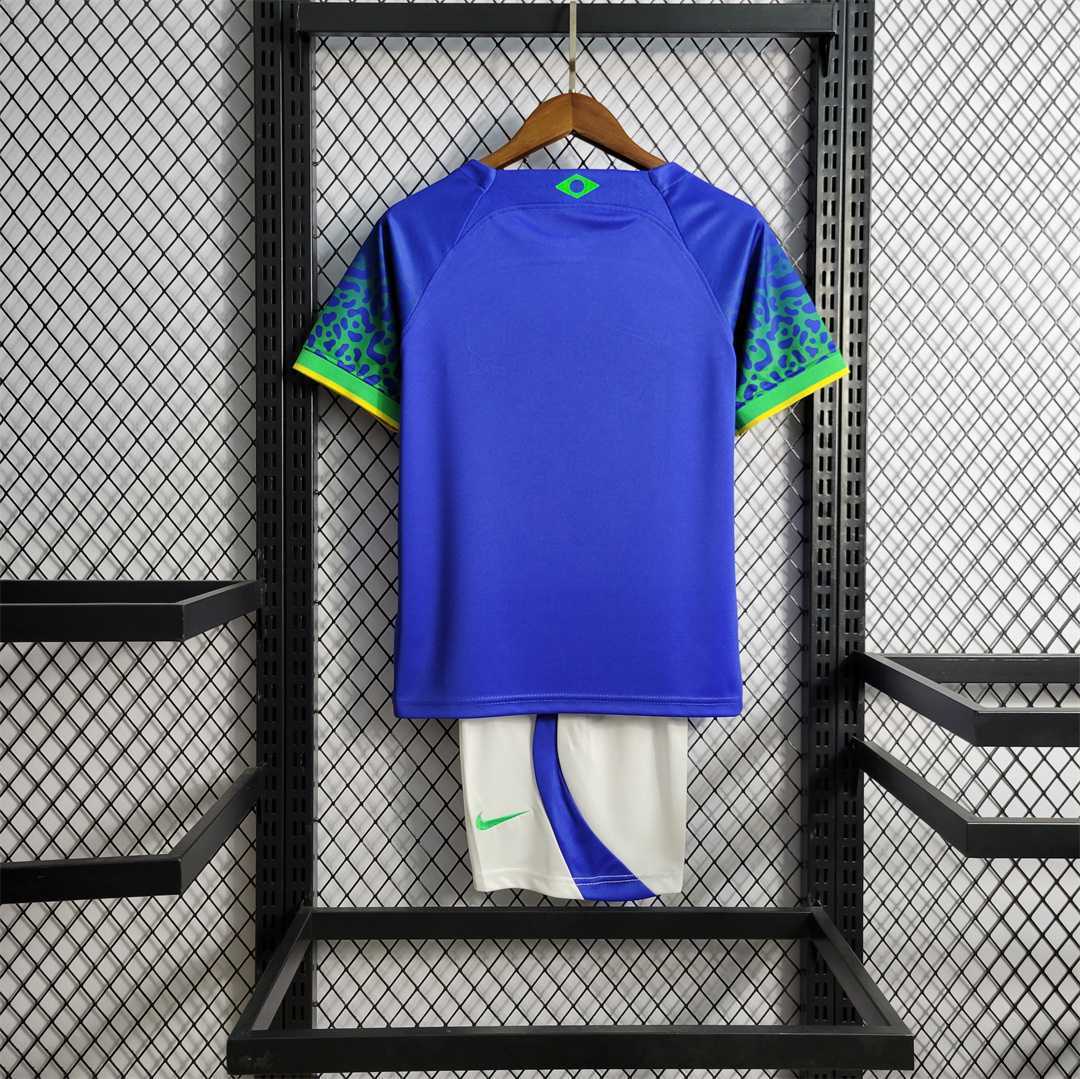 Brazil 2022 Away — Kids Kit