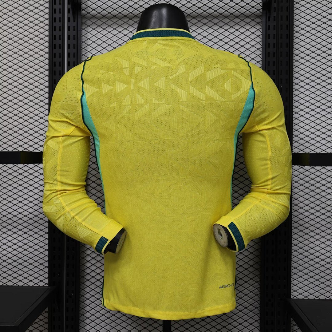 Brazil 2026/27 Home Long Sleeve — Player Version