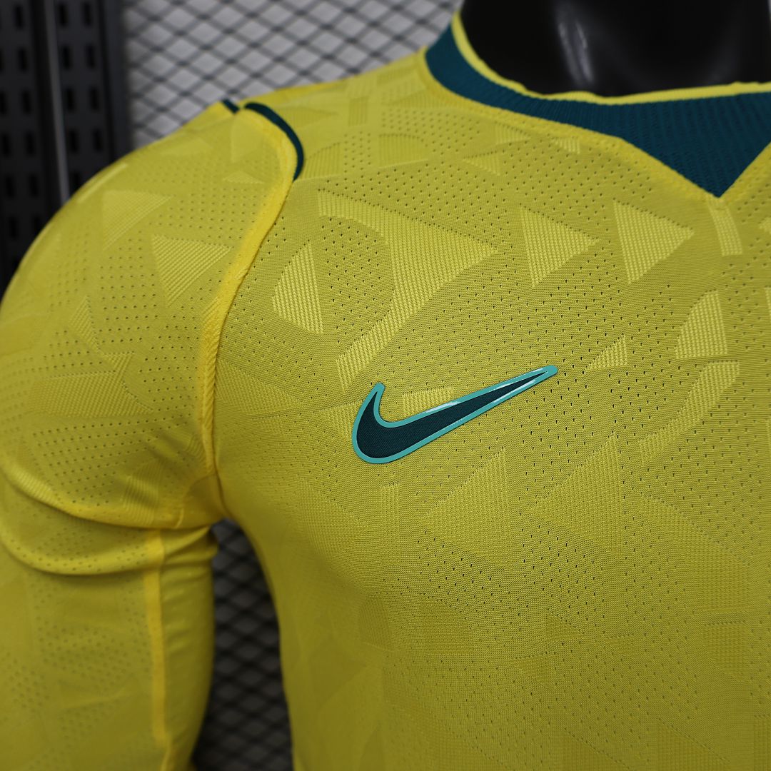 Brazil 2026/27 Home Long Sleeve — Player Version