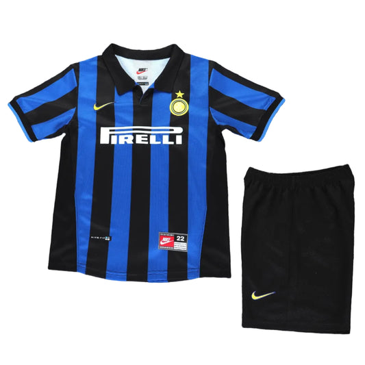 Inter Milan 1998/99 Home Retro Shirt - Kids Fan Version