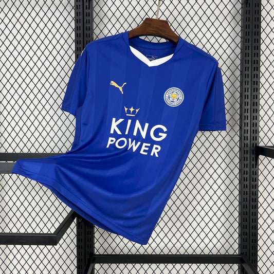 Leicester City 2015/16 Home Retro Shirt - Fan Version