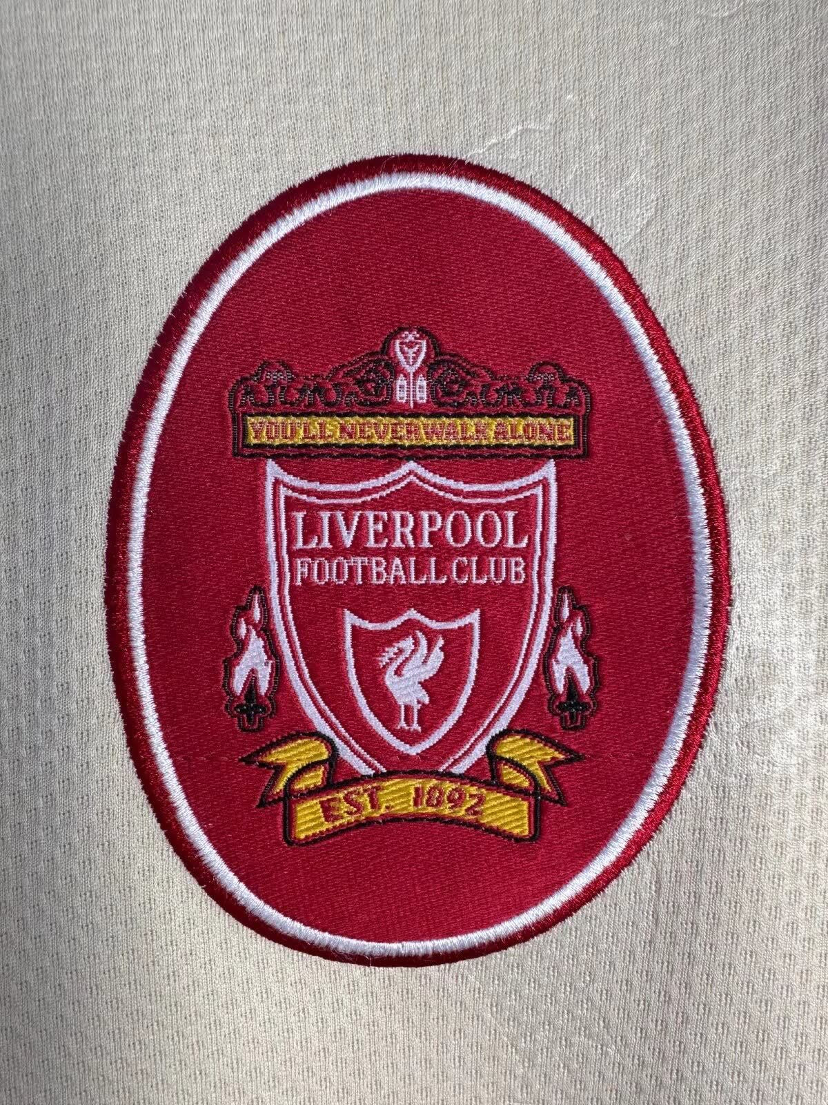 Liverpool 1996/97 Away Retro Shirt (Ecru) - Fan Version (Alt)