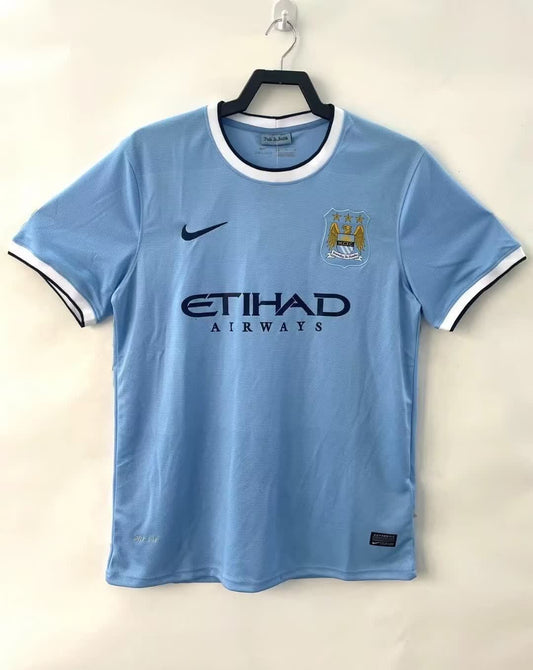 Manchester City 2013/14 Home Retro Shirt - Fan Version