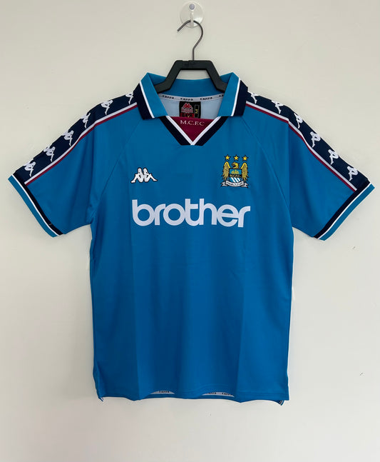Manchester City 1997-99 Home Retro Shirt - Fan Version