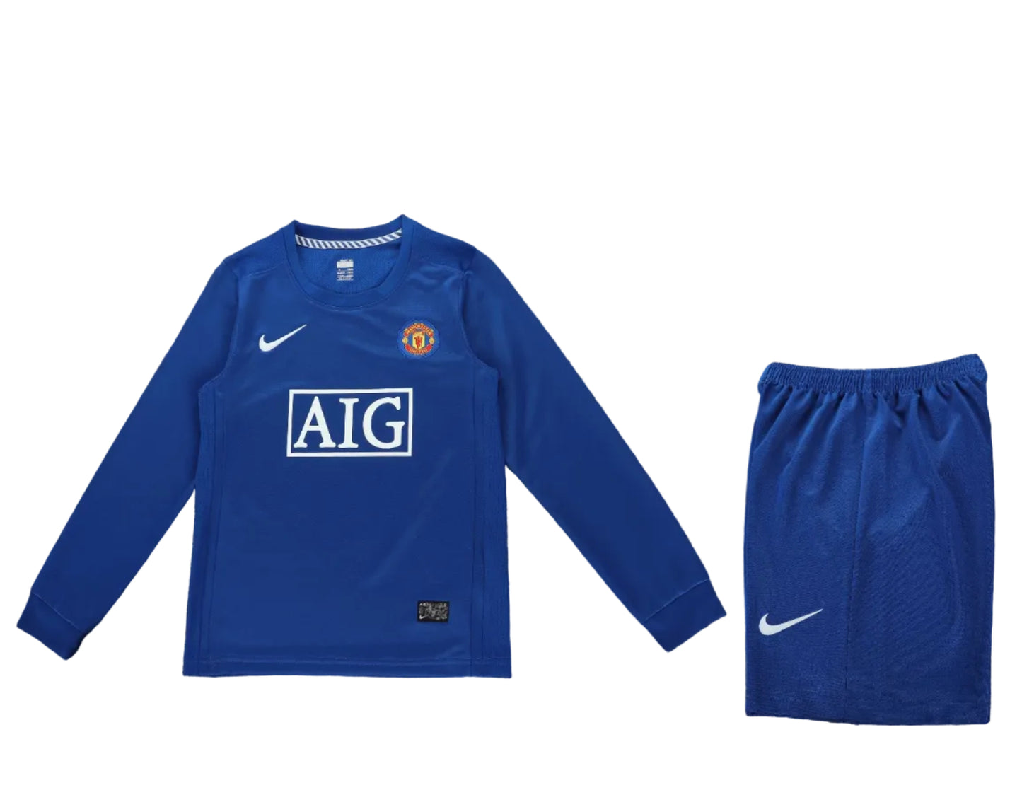 Manchester United 2008/09 Retro Third Long Sleeve — Kids Kit