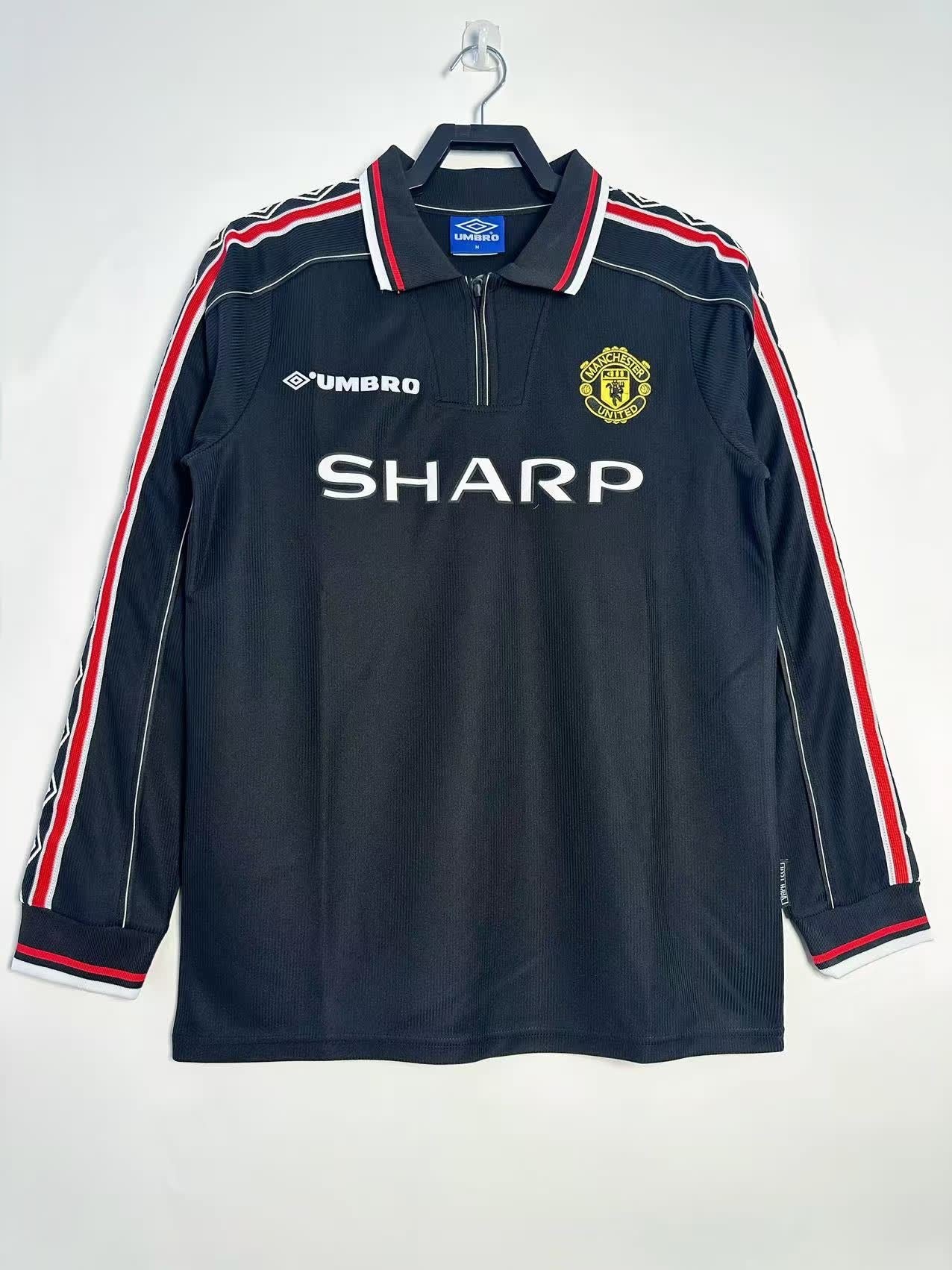 Manchester United 1998 Retro Away Long Sleeve — Fan Version