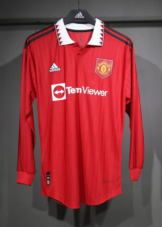 Manchester United 2022/23 Retro Home Long Sleeve — Fan Version