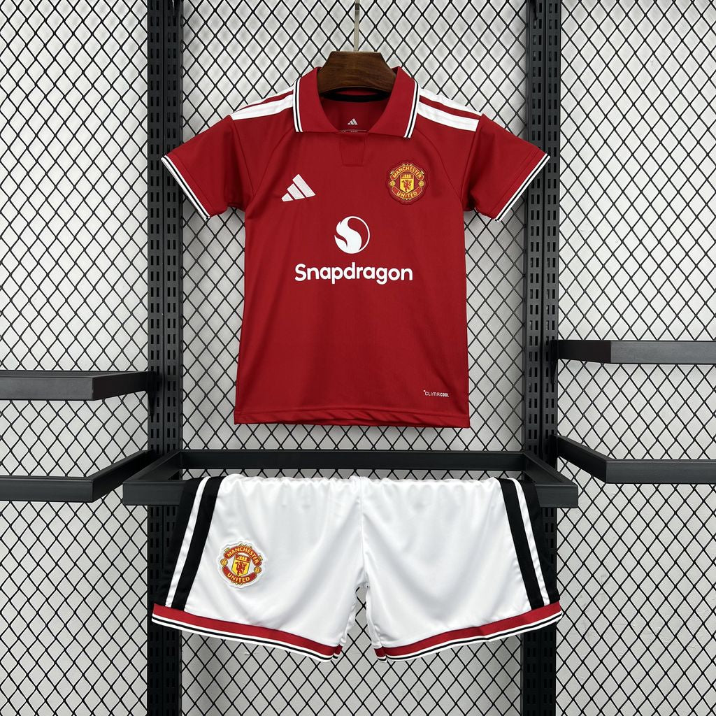 Manchester United 2026/27 Home — Kids Kit