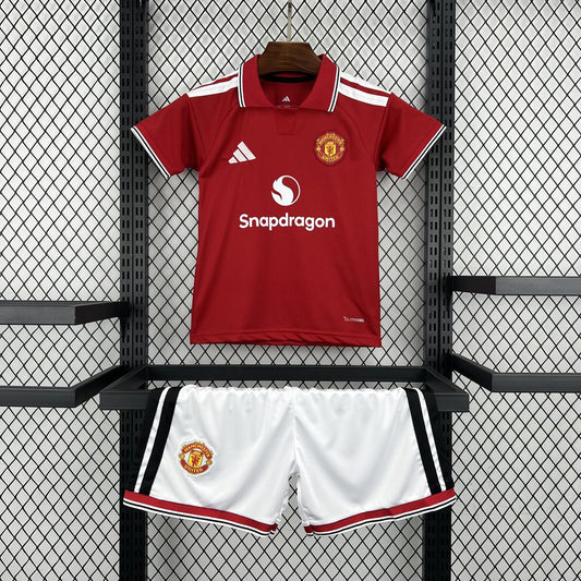 Manchester United 2026/27 Home — Kids Kit