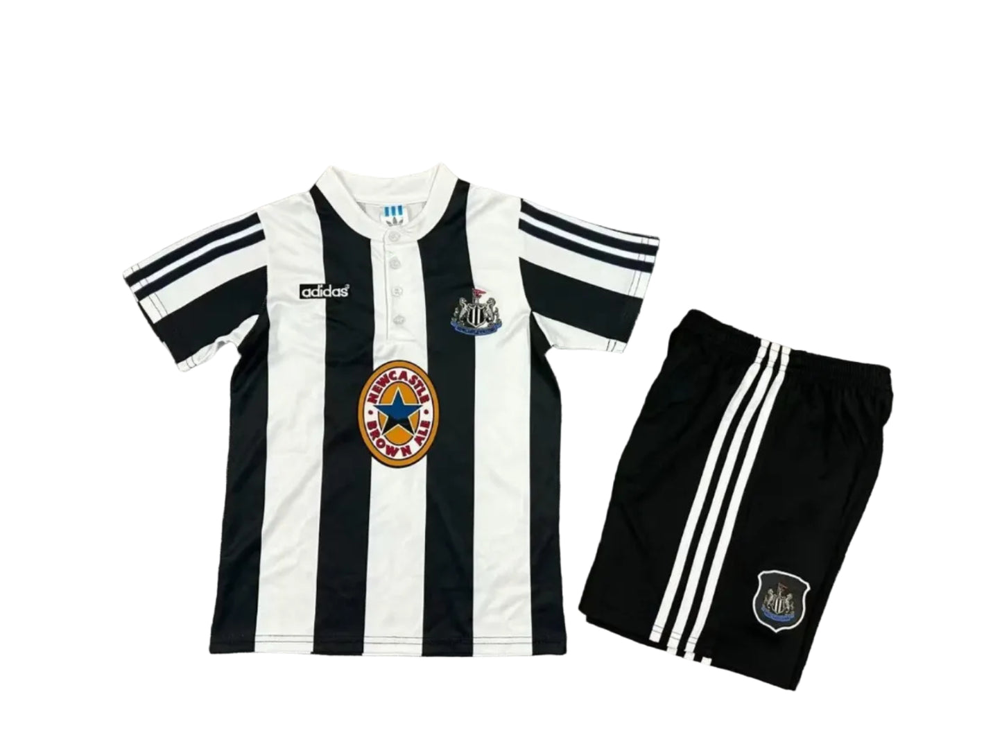 Newcastle United 1995-97 Home Retro Shirt - Kids Fan Version