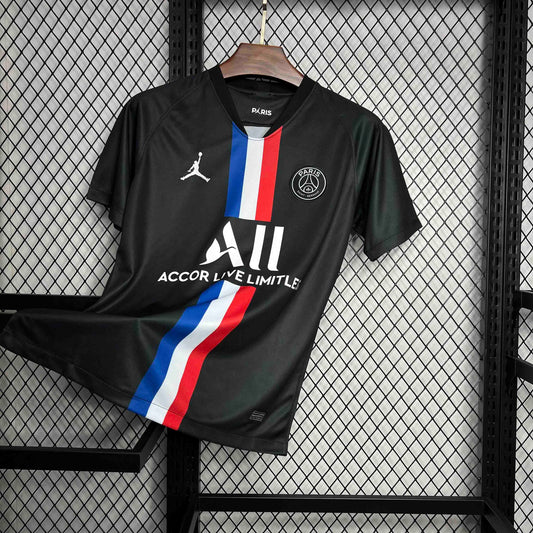 Paris Saint-Germain 2019/20 Retro Black Vintage Kit — Fan Version