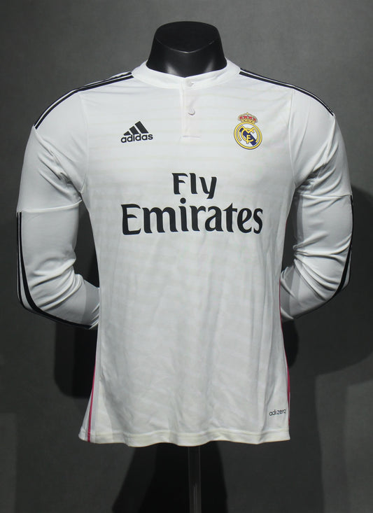 Real Madrid 2014/15 Retro Home Long Sleeve — Fan Version
