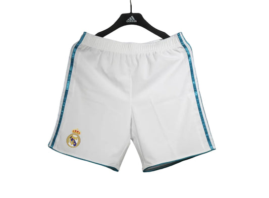 Real Madrid 2017/18 Retro Home Shorts