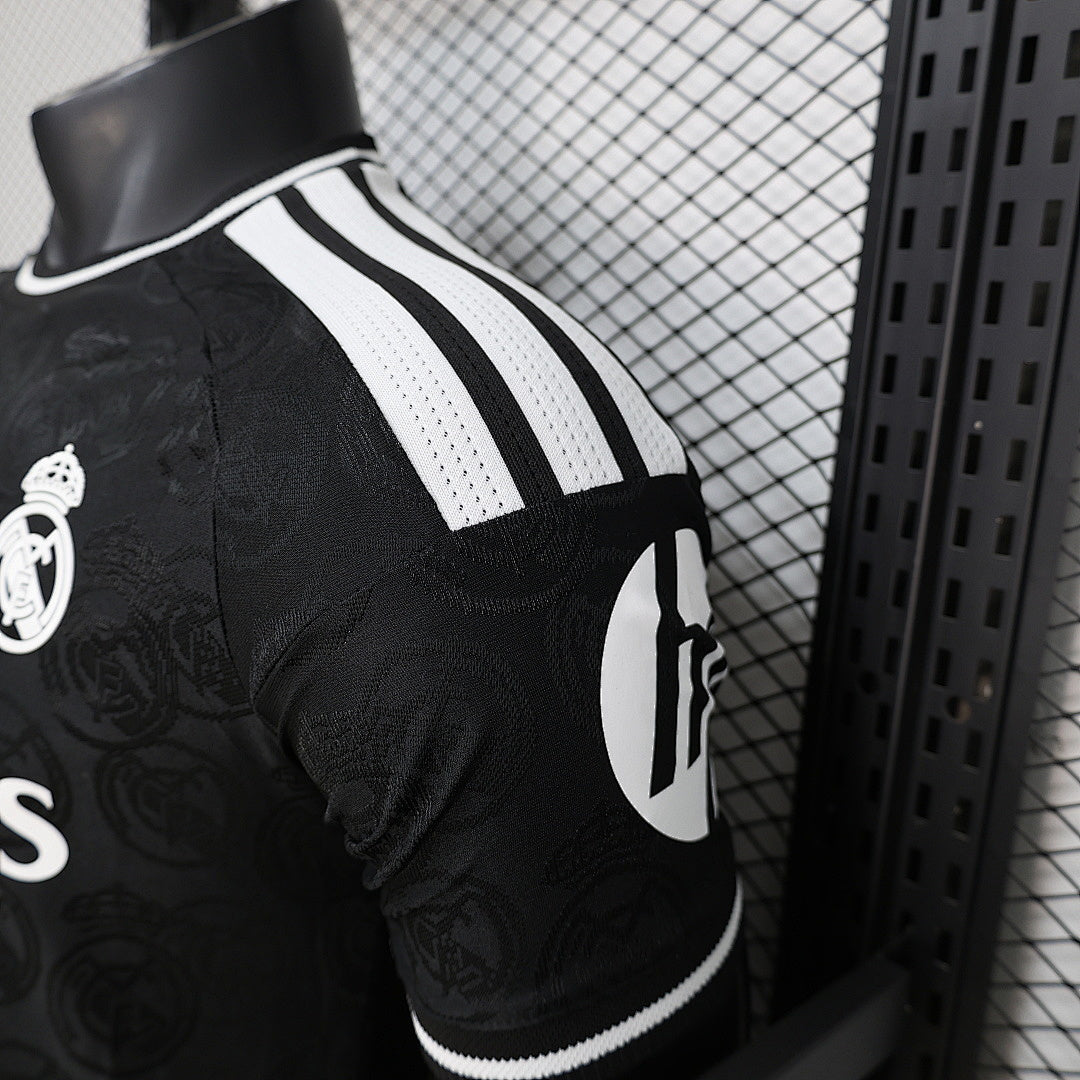 Real Madrid 26/27 Black Special Edition Player Version - detalhe