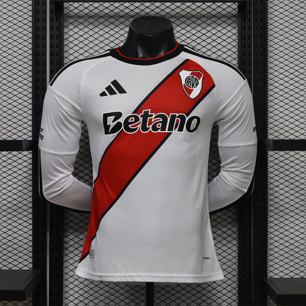 River Plate 2026/27 Home Long Sleeve — Player Version