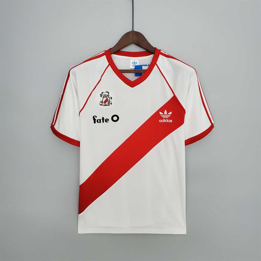 River Plate 1986/87 Home Retro — Fan Version
