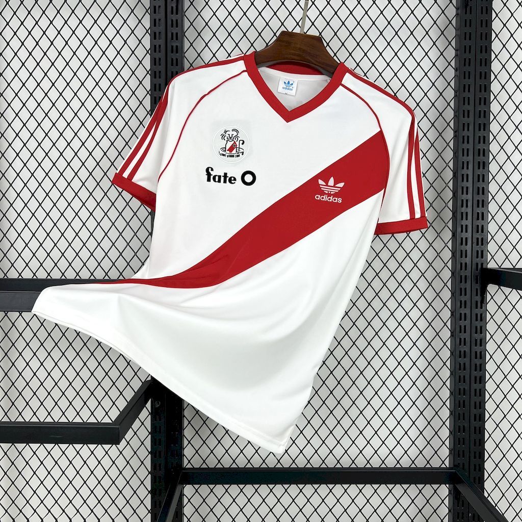River Plate 1986/87 Home Retro — Fan Version